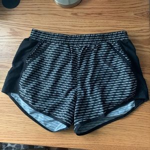 Under Armour Shorts (Black and Gray Stripe)
